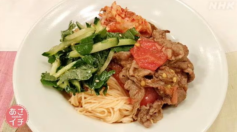 ビビン麺風甘辛あえ麺