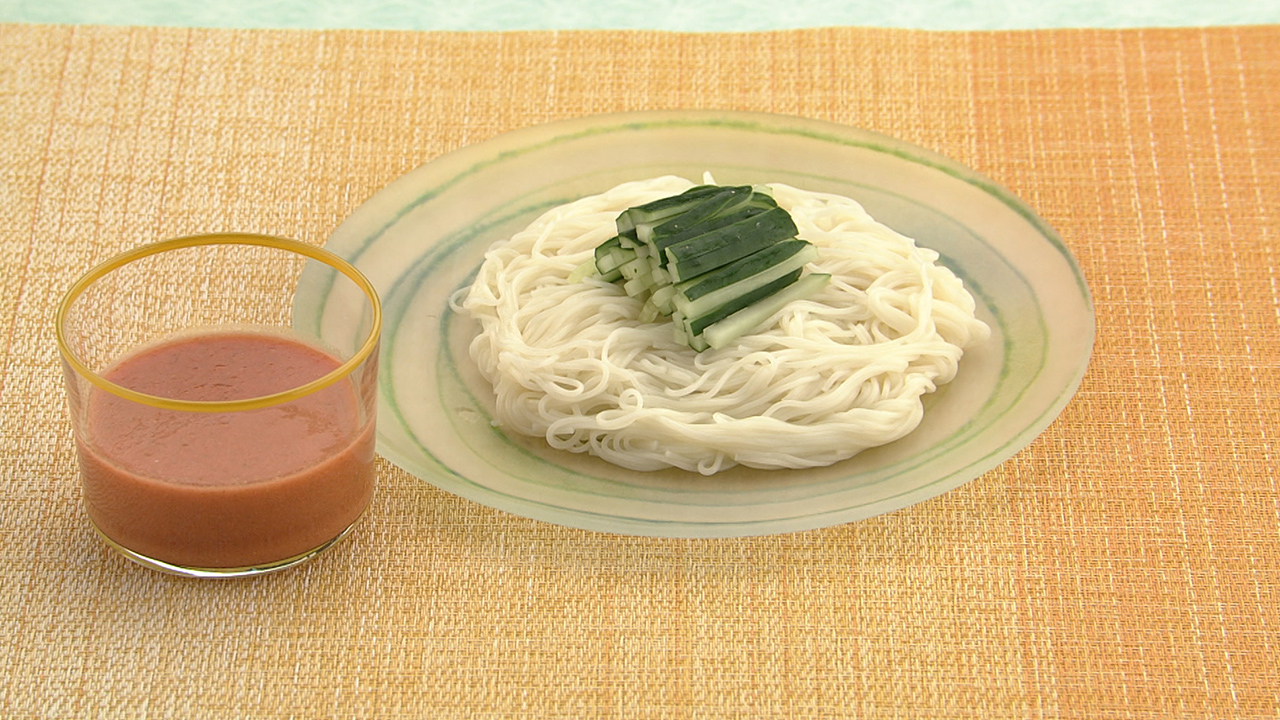 ガスパチョそうめん