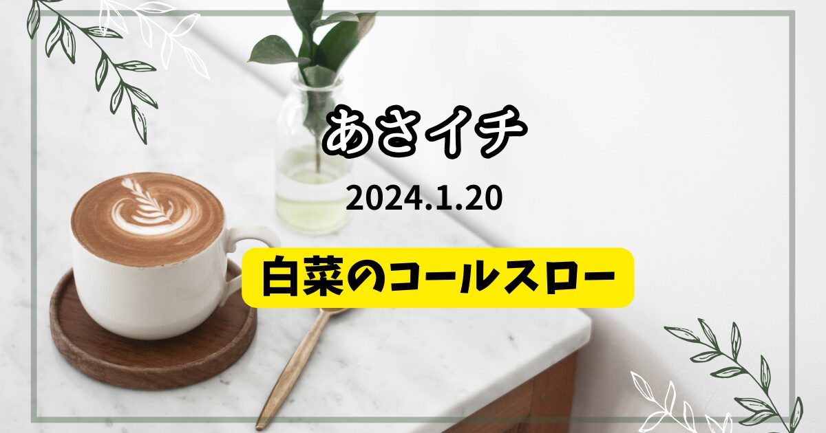 白菜のコールスロー