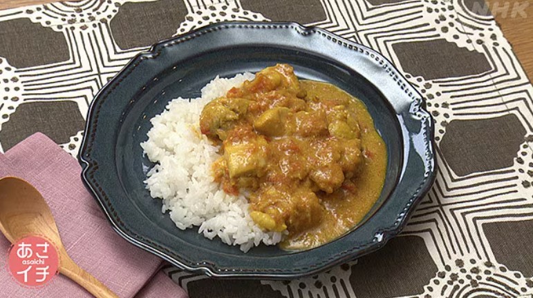 レンチンスパイスチキンカレー