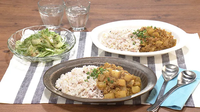 大根の鶏そぼろカレー